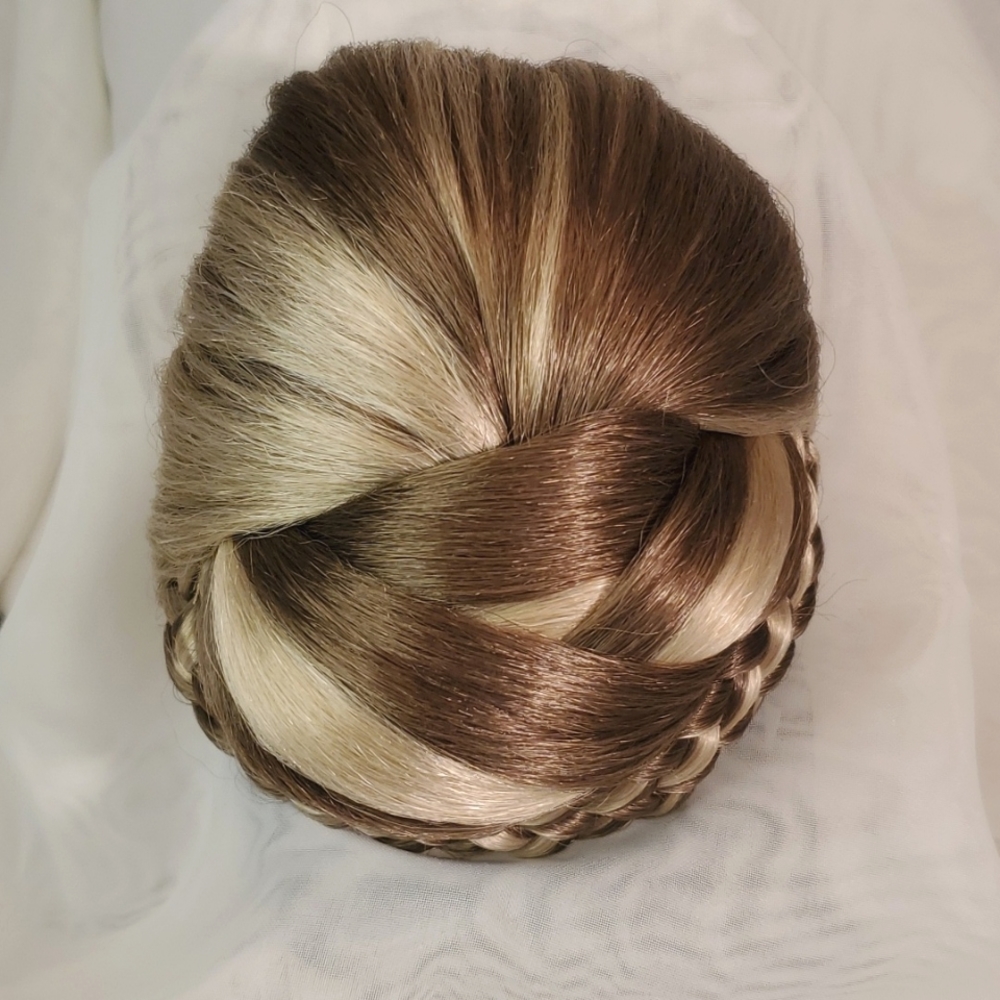 💖CHIGNON  BROWN/PLATIUM MIX